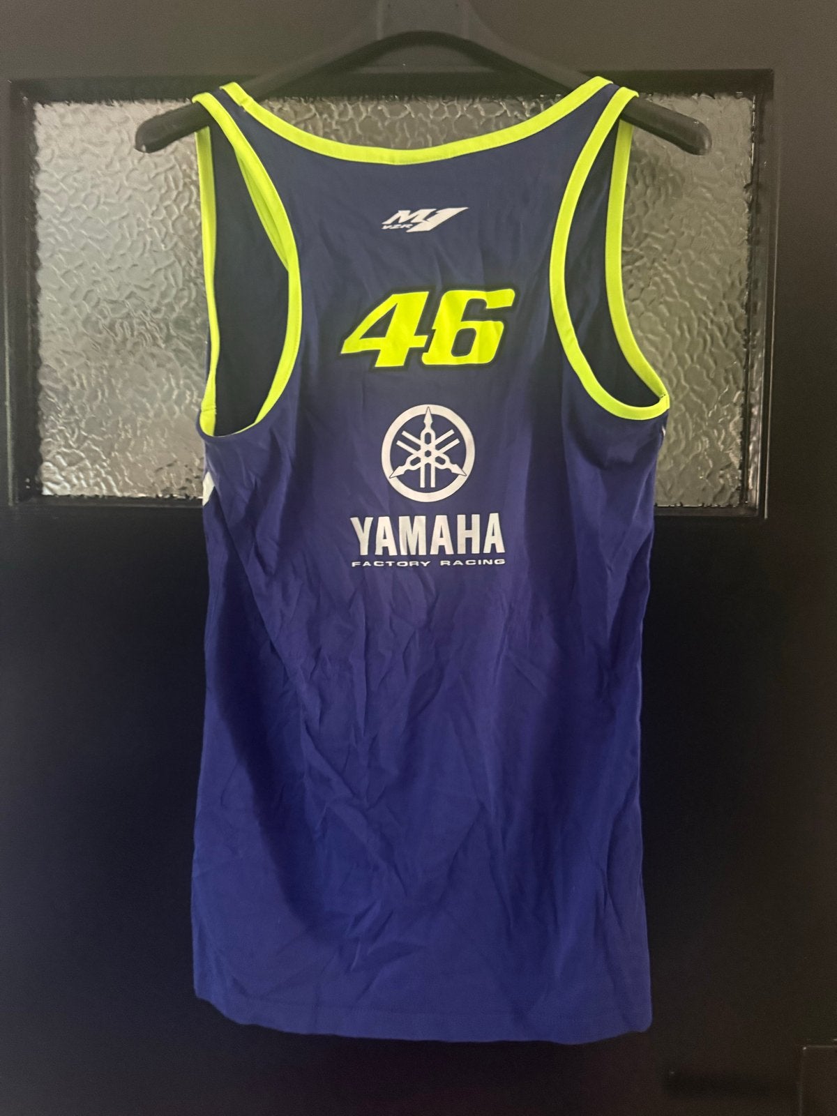 Yamaha VR46 Factory Racing Tanktop - Maat XL, Ophalen, Zo goed als nieuw, Maat 56/58 (XL), Blauw