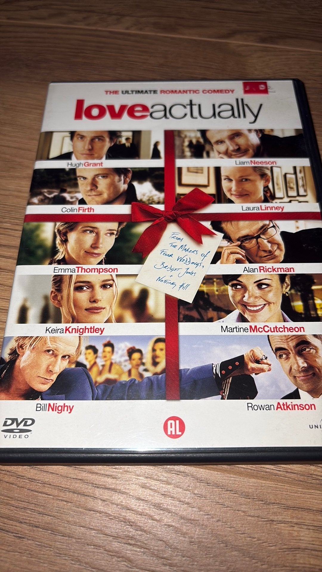 Love Actually met Hugh Grant en Liam Neeson., Ophalen of Verzenden, Zo goed als nieuw, Actiekomedie
