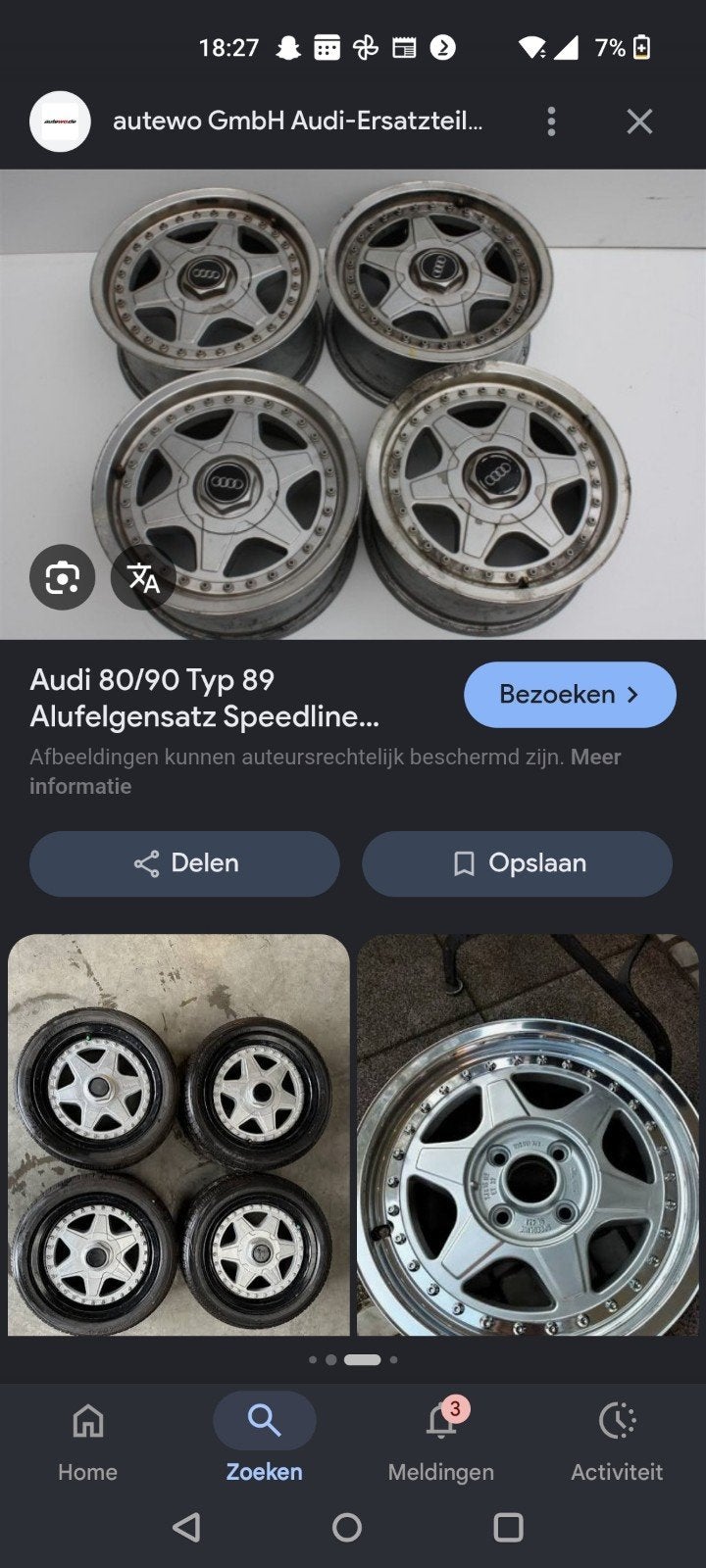 Gezocht! 4x108 velgen Audi 80 B3, Auto-onderdelen, Ophalen of Verzenden, Audi