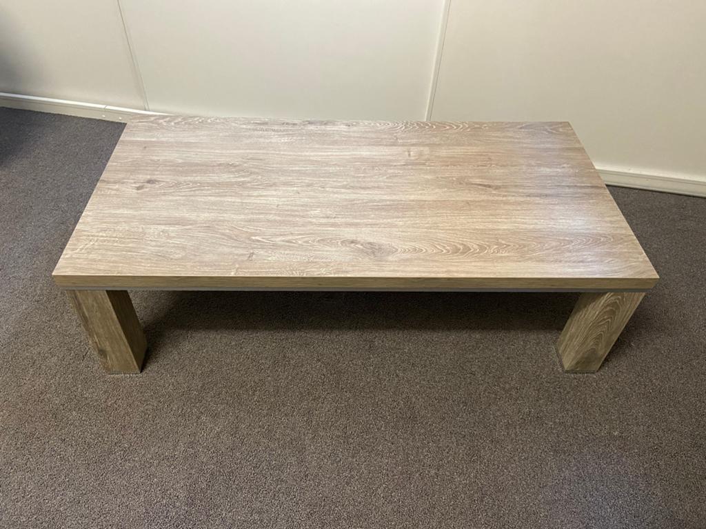 Lamulux salon tafel, 100 tot 150 cm, Zo goed als nieuw, Minder dan 50 cm, Rechthoekig