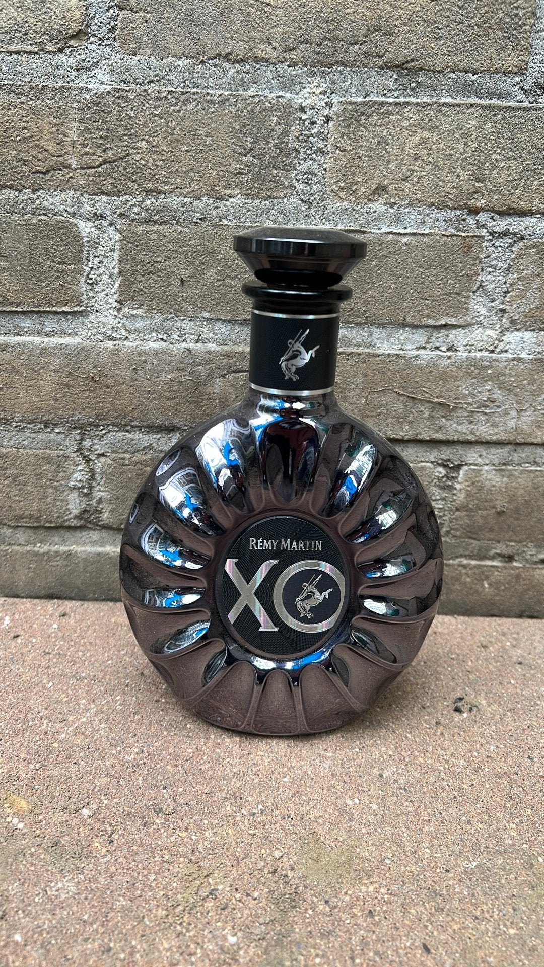 Remy Martin xo night lege fles, Huis en Inrichting, Ophalen of Verzenden, Zo goed als nieuw, Overige kleuren, Glas
