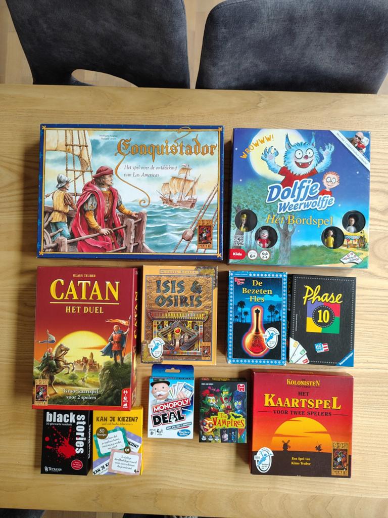 Diverse bordspellen en kaartspellen, Hobby en Vrije tijd, Gezelschapsspellen | Bordspellen, Vijf spelers of meer, Ophalen of Verzenden