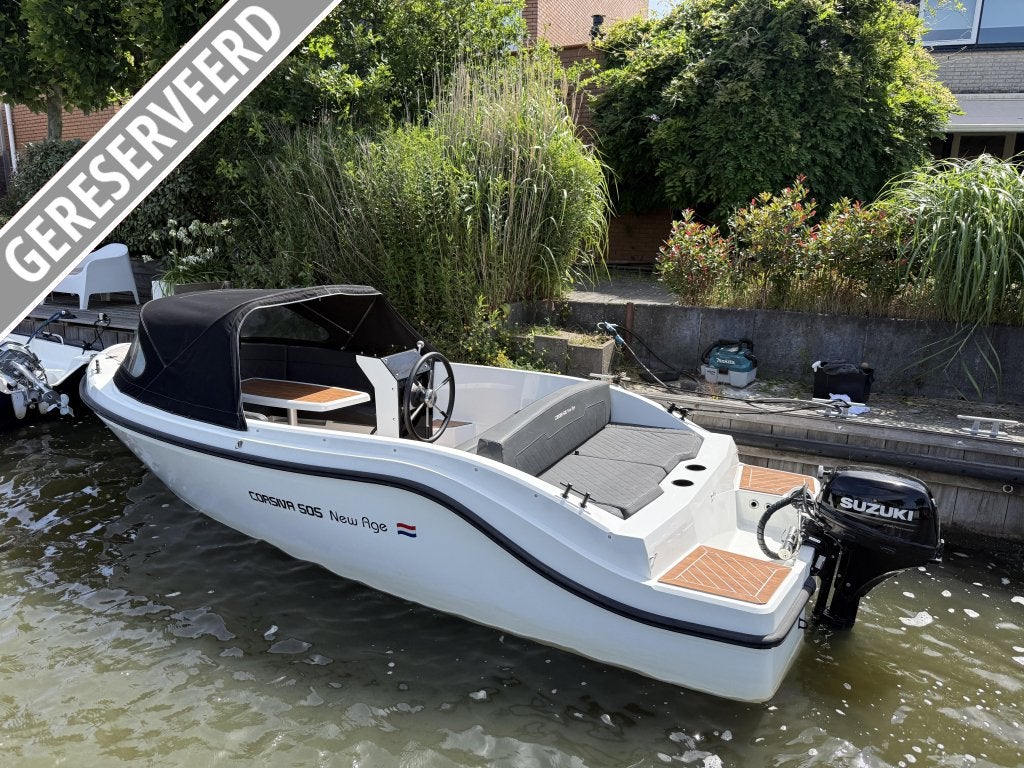 Unieke Corsiva 505 New age sloep Suzuki 20pk Vaarklaar, Watersport en Boten, Sloepen, Gebruikt, Overige typen, Corsiva, Benzine