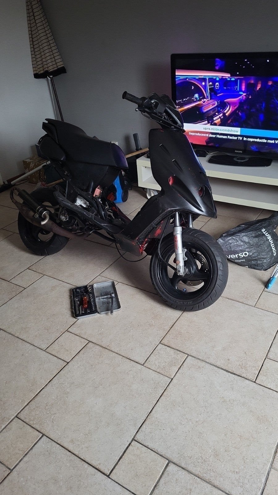 Malaguti Phantom F12 - Malossi MHR 6T met HPI ontsteking, Ophalen, Gebruikt, Uitlaat, Overige merken