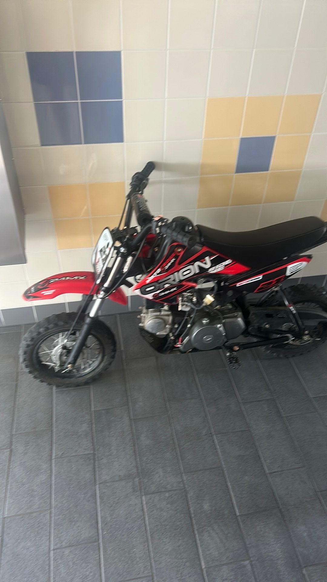 Orion crosser 110cc, Fietsen en Brommers, Ophalen, Gebruikt, 110 cc, Schijfrem