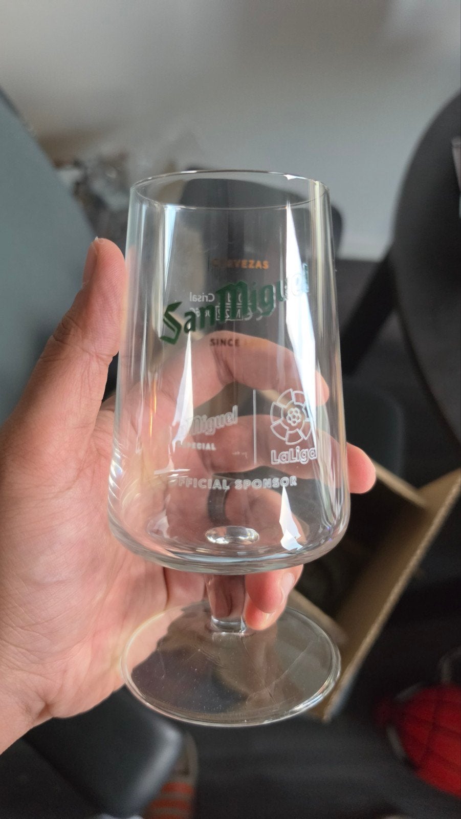 10x San Miguel Bierglazen - Officieel Sponsor La Liga, Overige typen, Ophalen of Verzenden, Nieuw, Glas