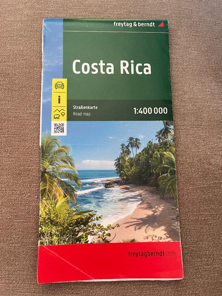 Wegenkaart Costa rica, Overige merken, Nieuw, Ophalen of Verzenden, Zuid-Amerika