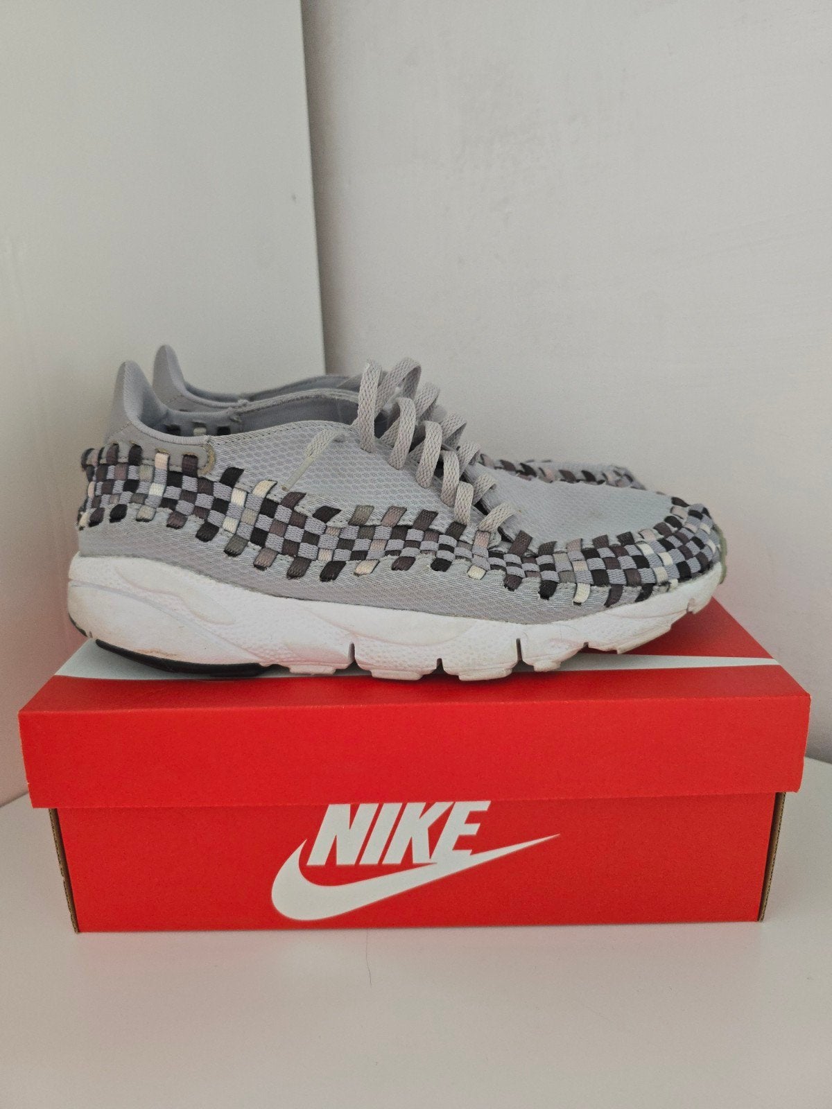 Nike Air Footscape Woven NM Wolf Grey - EU 44, Overige kleuren, Nike Air, Ophalen of Verzenden, Sneakers of Gympen
