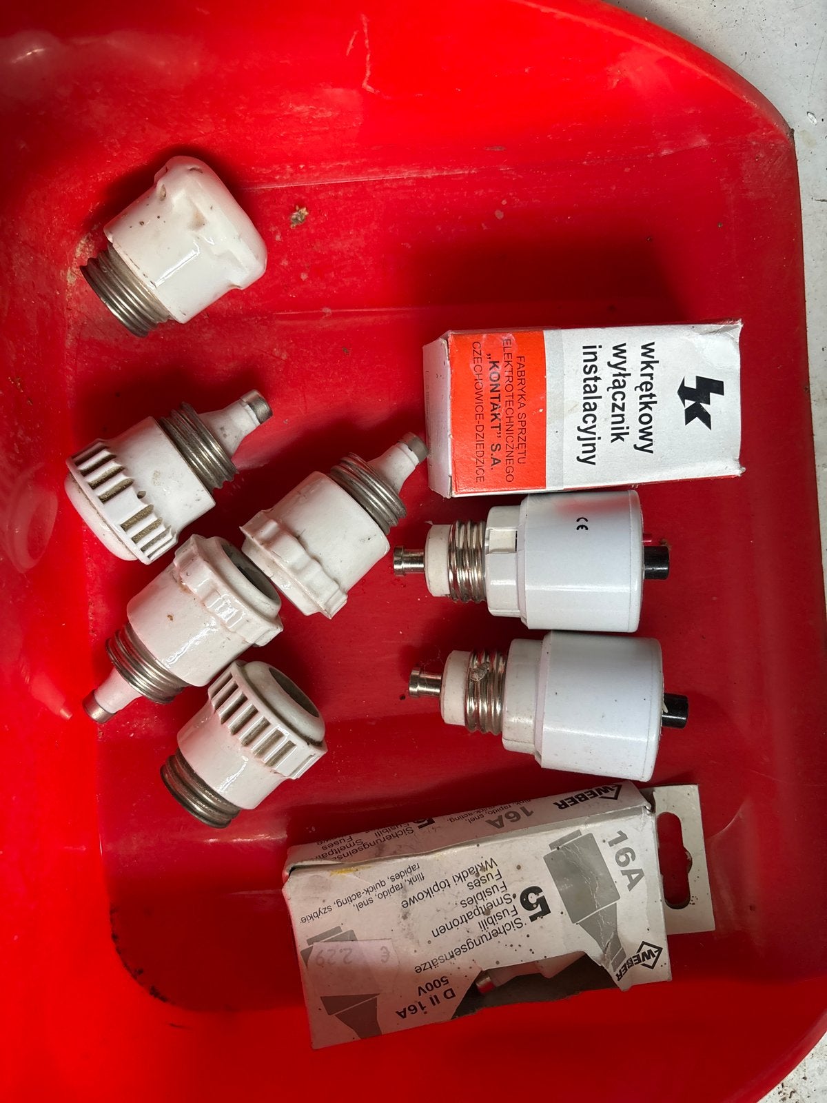Diverse smeltpatronen en zekeringen 16A, Ophalen of Verzenden, Gebruikt, Overige merken, Overige typen