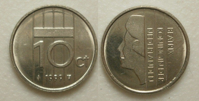 PD02606 Beatrix 10 cent 1999, Ophalen of Verzenden, Koningin Beatrix, 10 cent, Losse munt