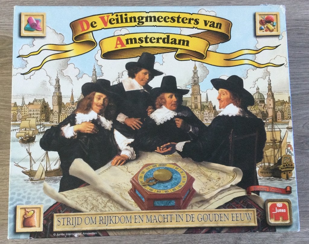 De Veilingmeesters van Amsterdam, Hobby en Vrije tijd, Gezelschapsspellen | Bordspellen, Vijf spelers of meer, Ophalen of Verzenden