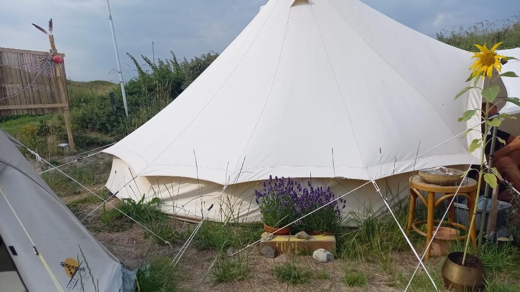 CanvasCamp Tent, Caravans en Kamperen, Ophalen, Gebruikt, Tot en met 4