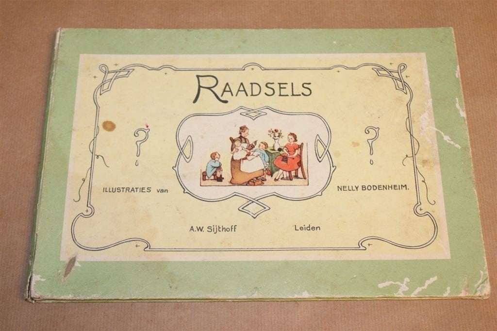 Raadsels - Ill. Nelly Bodenheim - Circa 1925, Boeken, Prentenboeken en Plaatjesalbums, Zo goed als nieuw, Ophalen of Verzenden