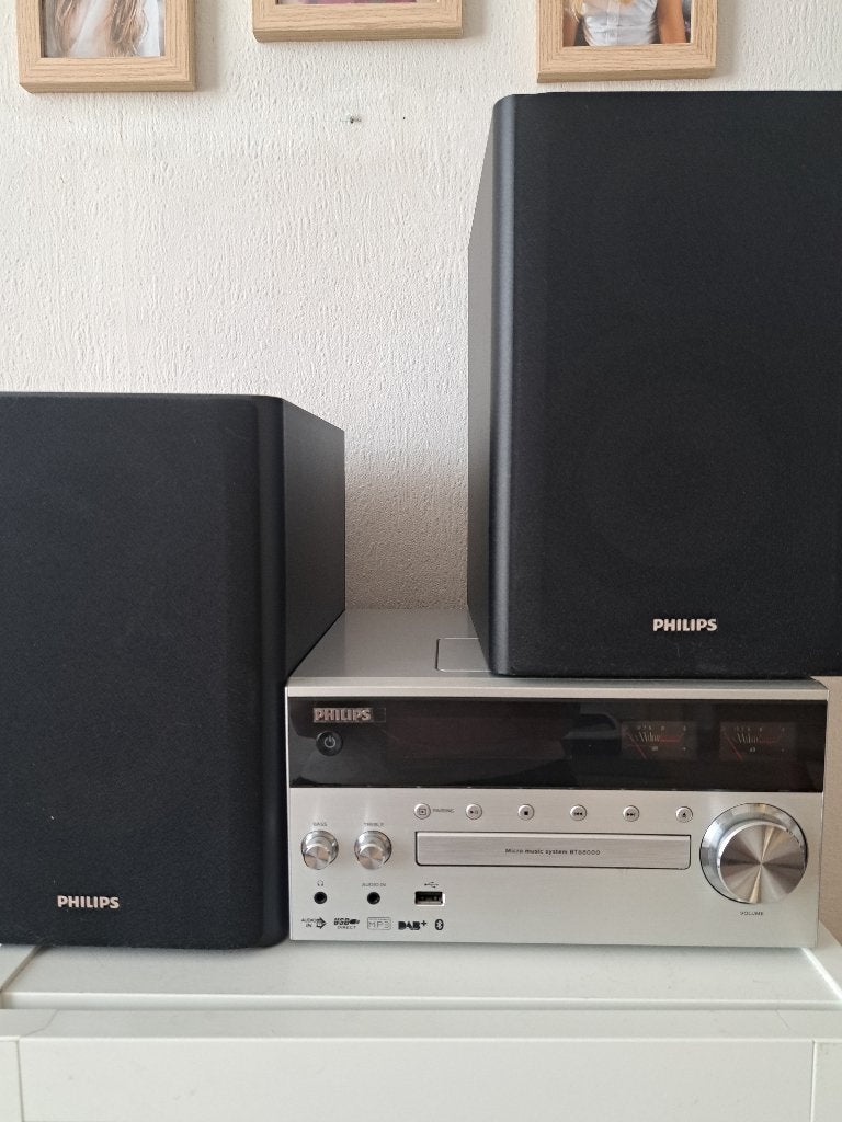 Philips Micro Muzieksysteem BTB8000, Ophalen, Philips, Tuner of Radio, Zo goed als nieuw