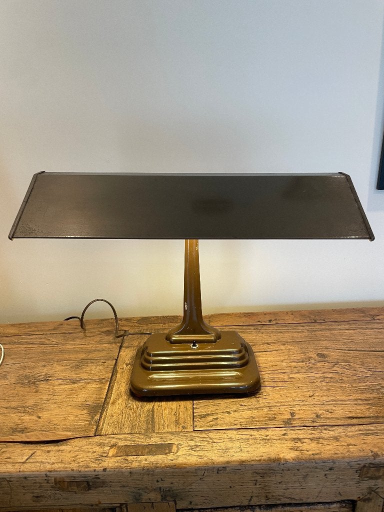 Vintage bureaulamp, Huis en Inrichting, Ophalen, Bureaulamp, Gebruikt, Vintage