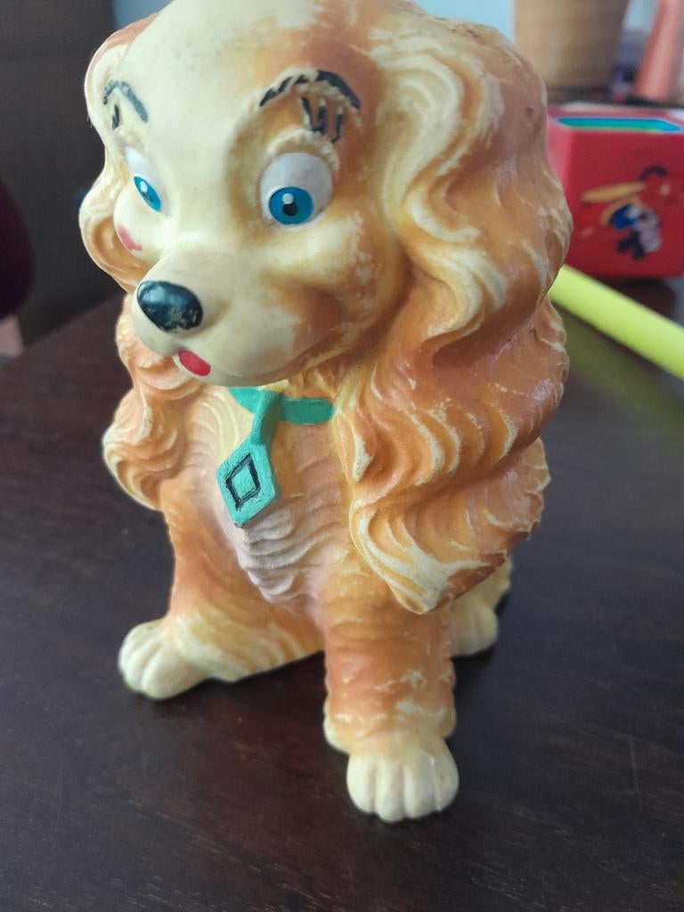 Vintage disney 1950s Lady en de vagebond piepbeestje, Verzamelen, Disney, Ophalen of Verzenden