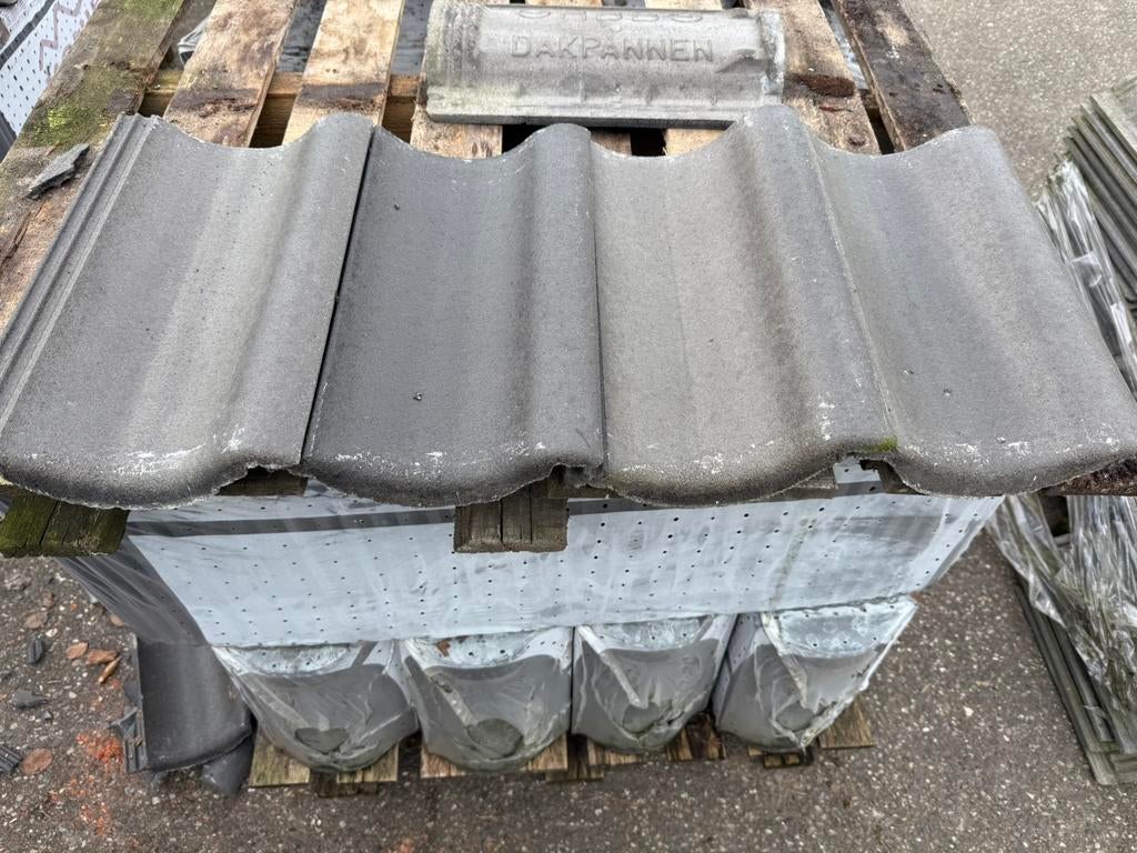 600x rbb betonpannen grijs - brugse pan - dakpan, Doe-het-zelf en Verbouw, Dakpannen en Dakbedekking, Ophalen, Steen of Klei, Nieuw