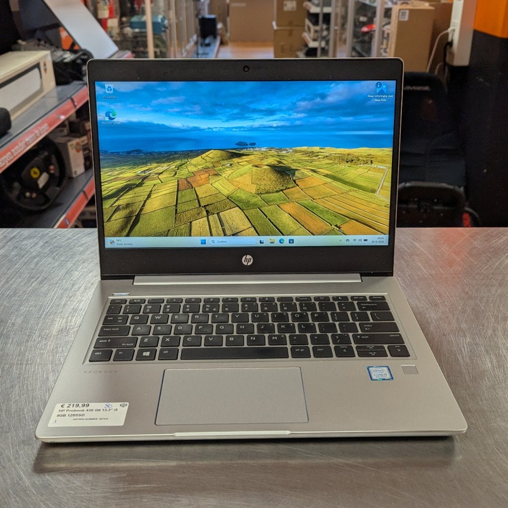 HP Probook 430 G6 13,3" i5 8GB 128SSD, HP, Zo goed als nieuw, Support@hp.com, 1501 Page Mill Road
Palo Alto, CA 94304
USA