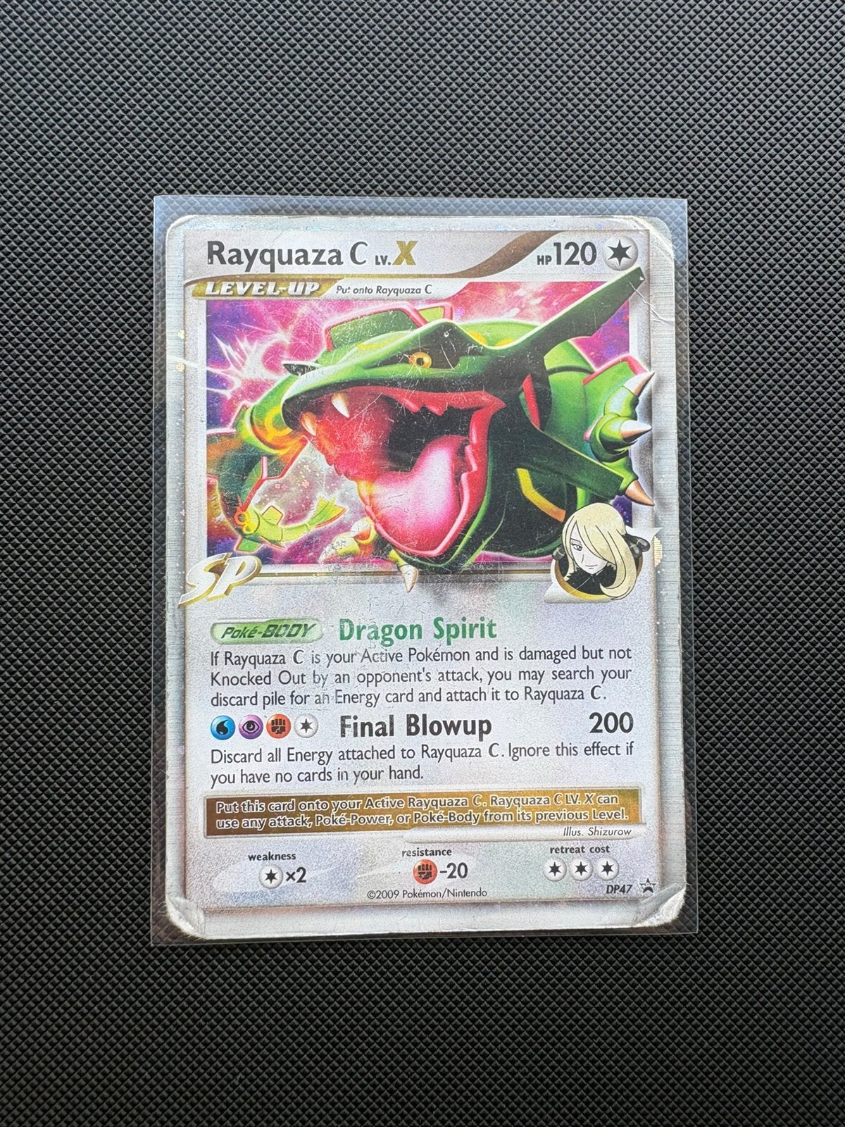 Rayquaza C Lv. X DP47 Black Star Promo, Ophalen of Verzenden, Zo goed als nieuw