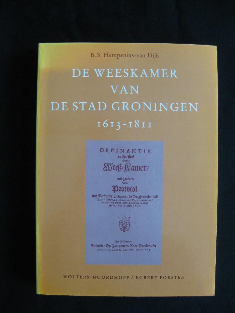 B. Hempenius, De weeskamer van de stad Groningen 1613 - 1811, Ophalen of Verzenden, Gelezen