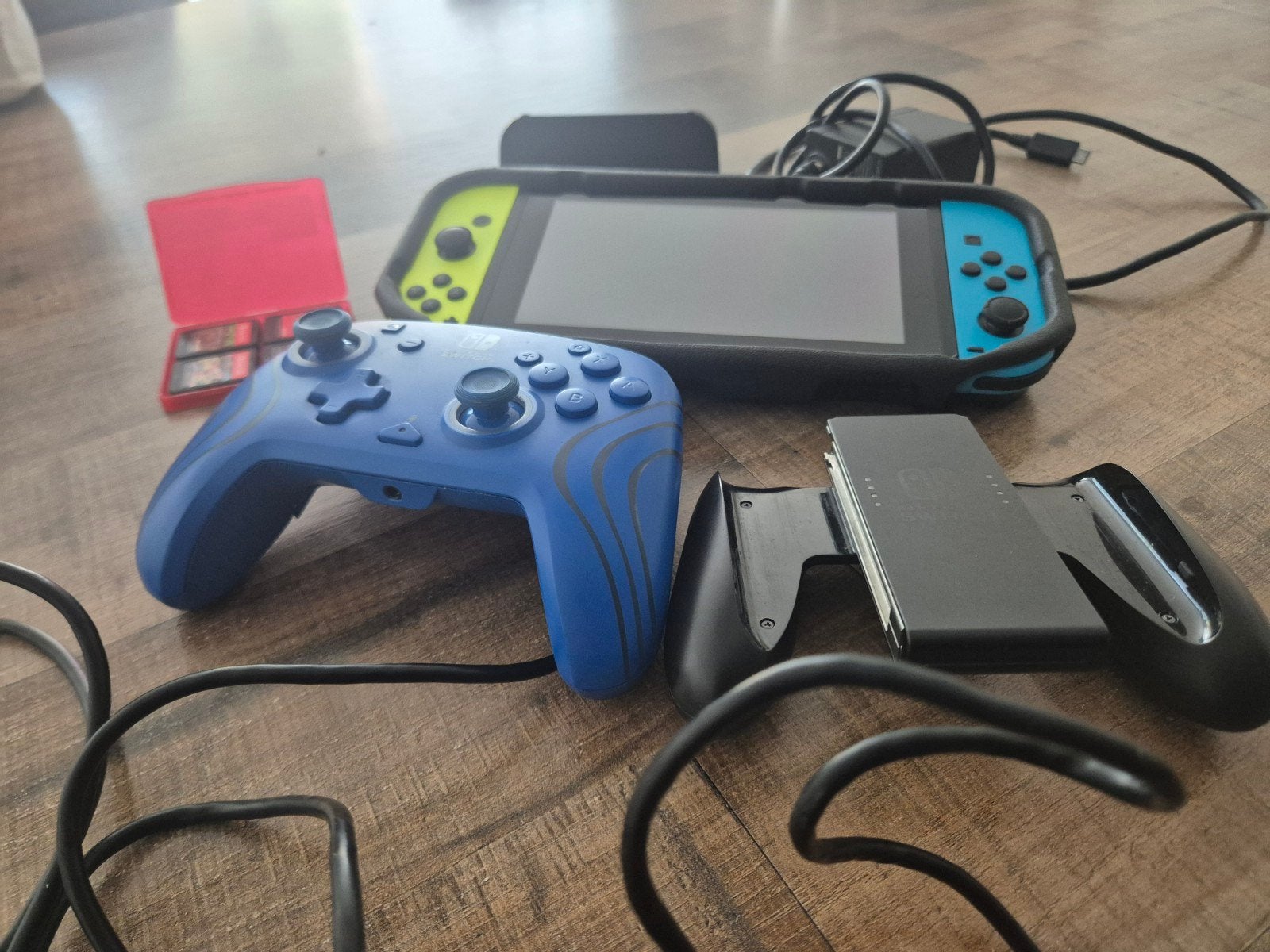 Nintendo Switch (V1) Ultiem Totaalpakket!, Spelcomputers en Games, Spelcomputers | Nintendo Switch, Ophalen of Verzenden, Gebruikt