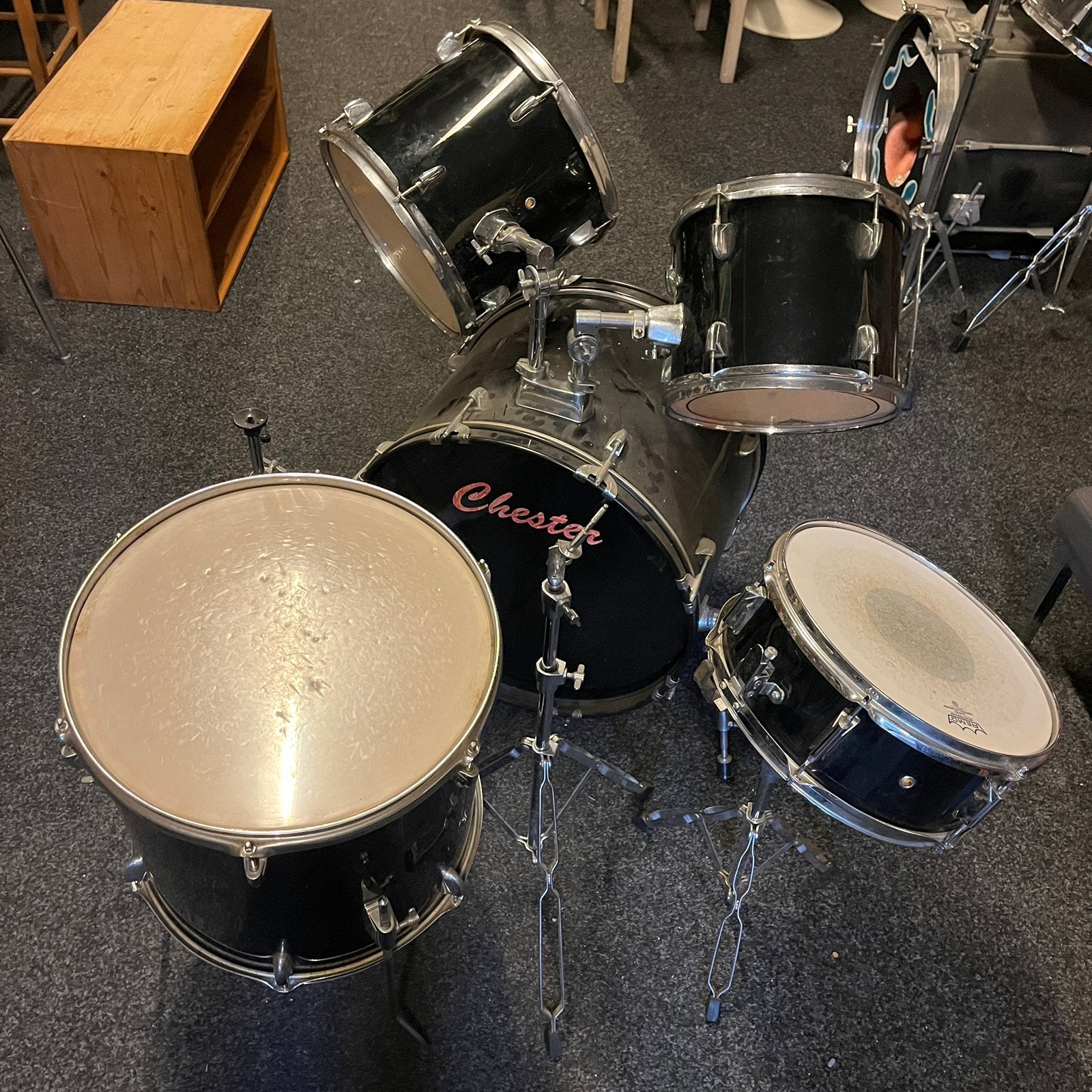 Drumstel chester? tegen elk aannemelijk bod, Drumkit, Gebruikt, Drumstel, Chester
