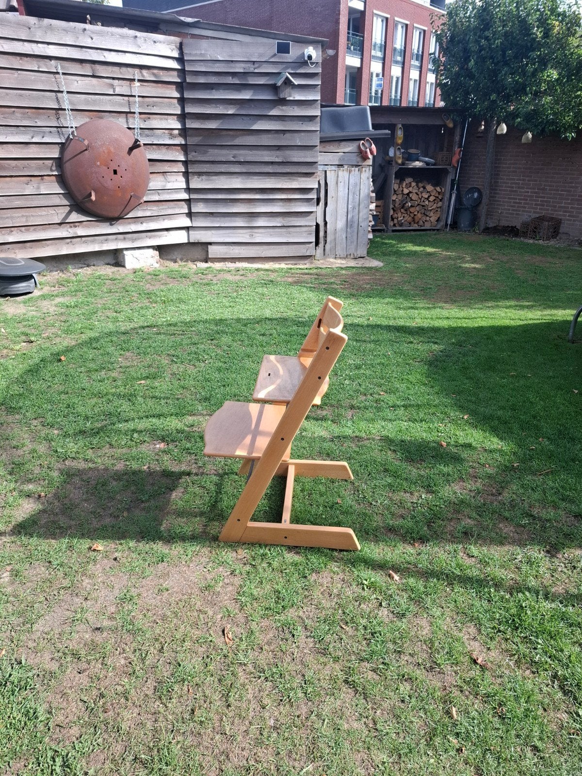 Houten trip trap meegroeistoel voor kinderen, Ophalen of Verzenden, Gebruikt, Meegroeistoel