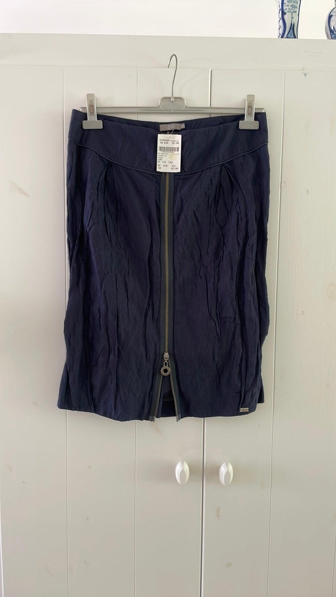 Nieuwe donkerblauwe rok mt 40 van Leon, Kleding | Dames, Maat 38/40 (M), Blauw, Nieuw, Ophalen of Verzenden