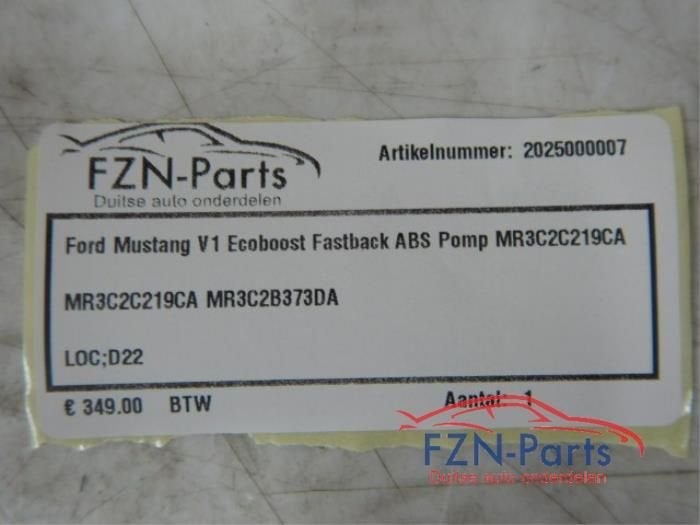 Foto 5 van Ford Mustang V1 Ecoboost Fastback ABS Pomp