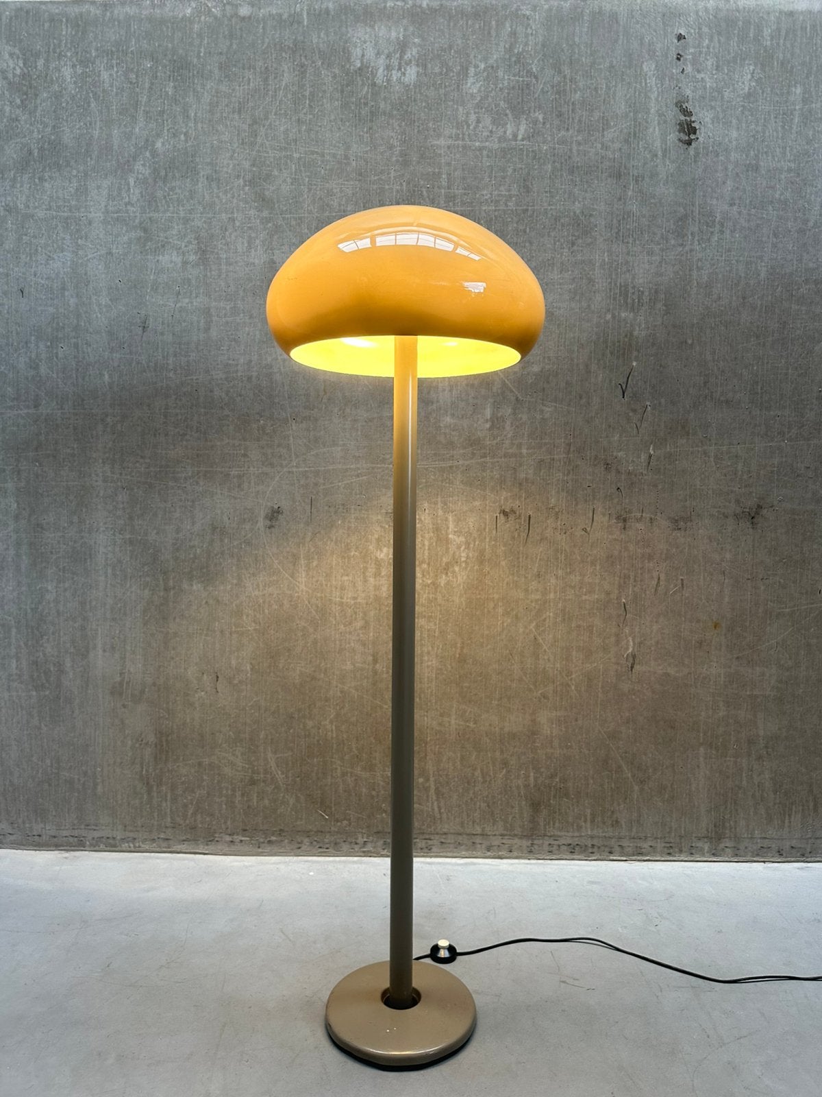 Space Age Mushroom vloerlamp Willem Hagoort Nederland, ‘60, Huis en Inrichting, Ophalen, Kunststof, X, 150 tot 200 cm