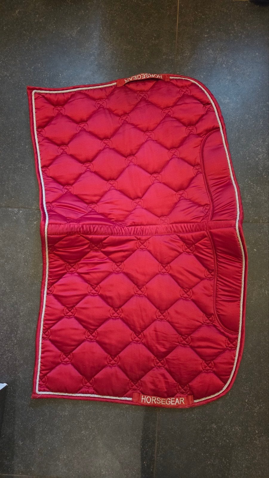 Horsegear zadeldek rood, Full (L), Horsegear, Dressuurdekje, Rood