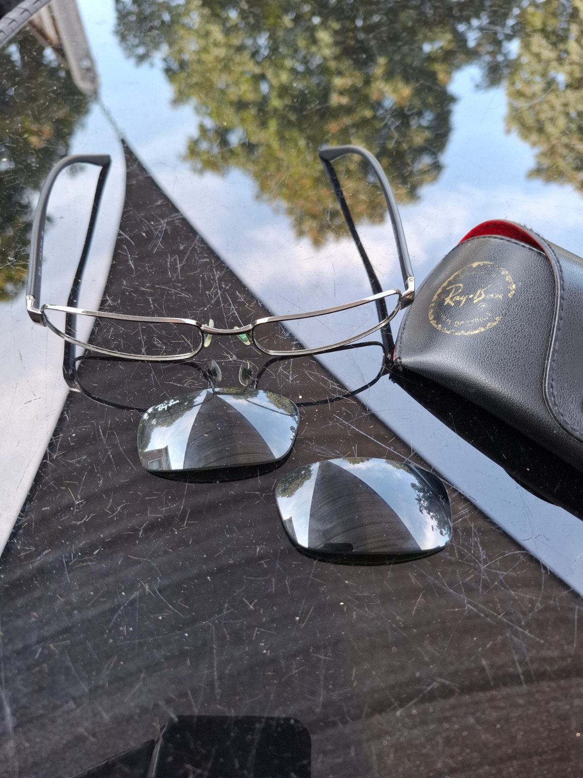 Rayban zonnebril, Ophalen of Verzenden, Zo goed als nieuw, Zonnebril, Ray-Ban
