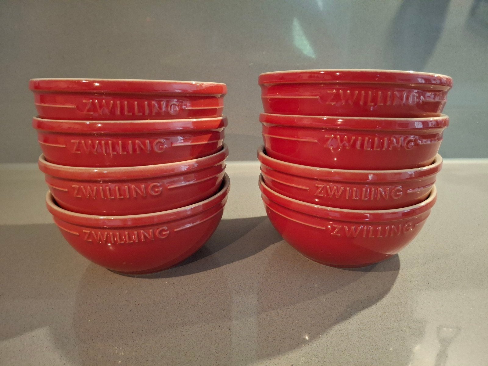 Zwilling kommen 8 stuks, Keramiek, Ophalen of Verzenden, Zo goed als nieuw, Kom(men)