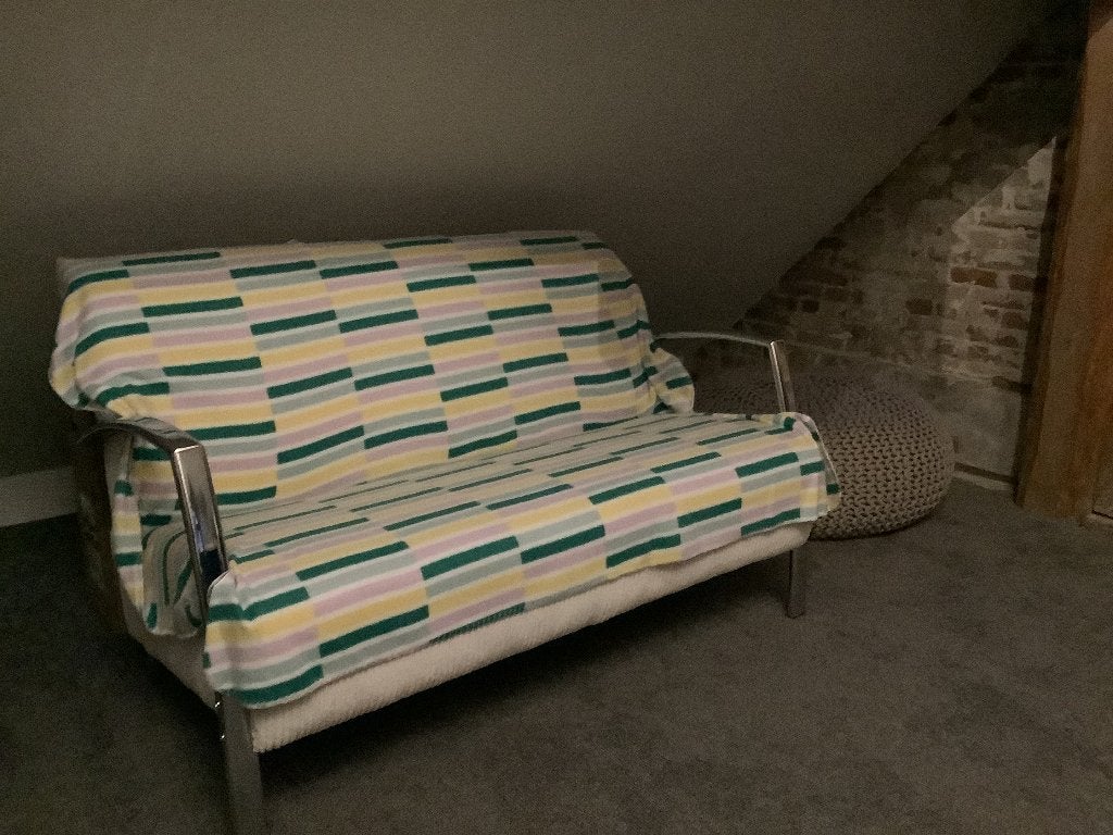Zitbank, tweezits Montel, Ophalen, Gebruikt, Tweepersoons, 75 tot 100 cm