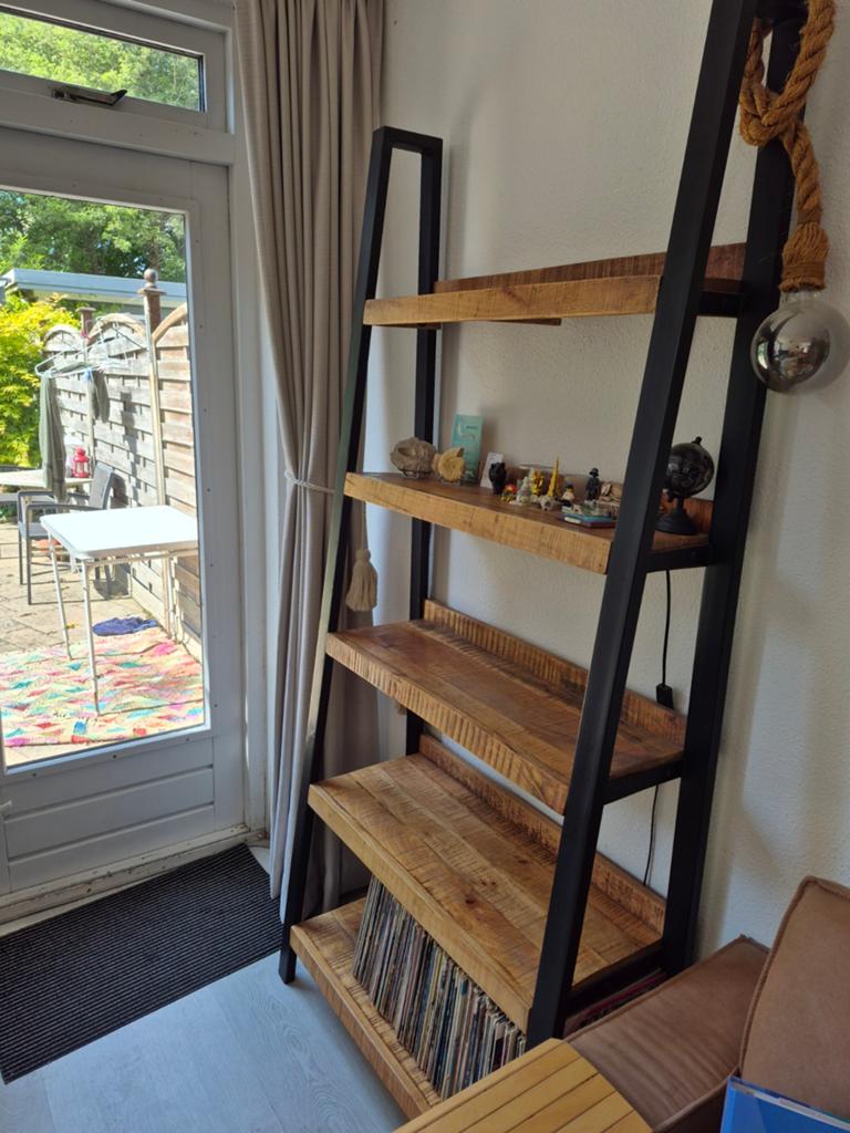 Kast mangohout z.g.a.n, Ophalen of Verzenden, Zo goed als nieuw, 25 tot 50 cm