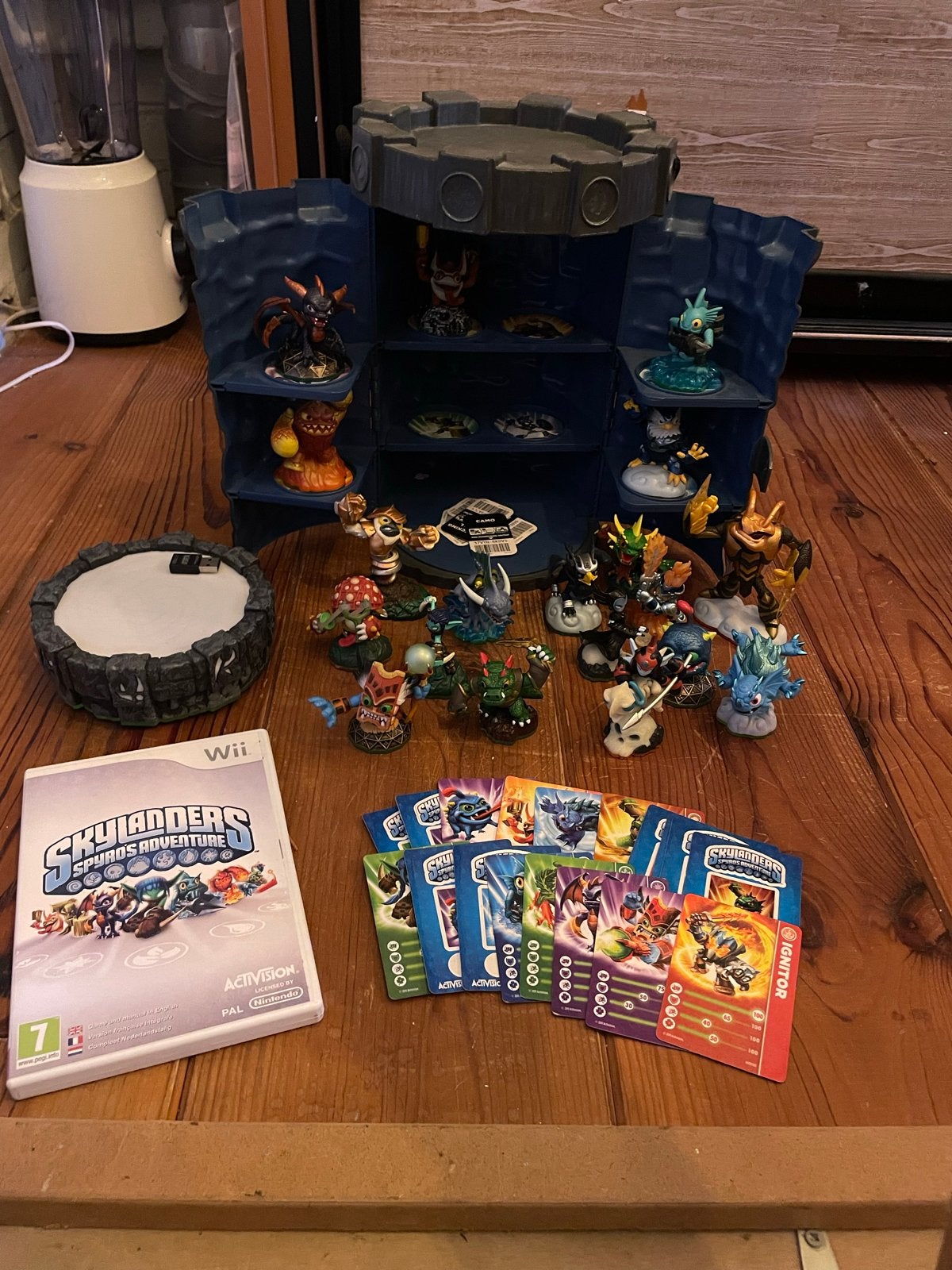 Skylanders Spyro's Adventure Wii met figuren en portal, Avontuur en Actie, Gebruikt, 1 speler, Eén computer