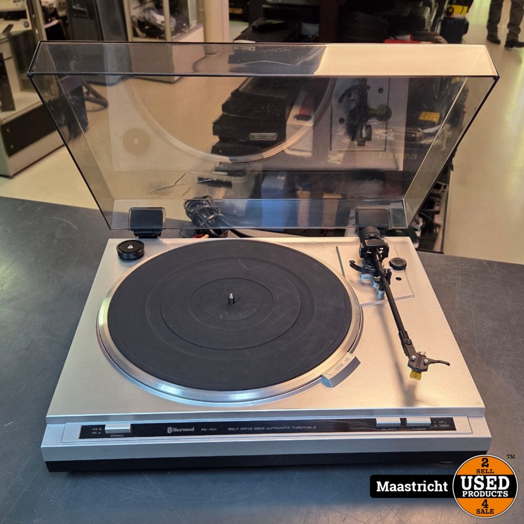Sherwood PD-701 vintage platenspeler met  ... element, Audio, Tv en Foto, Platenspelers, Flex Ltd., Gebruikt, https://flex.com/contact-us