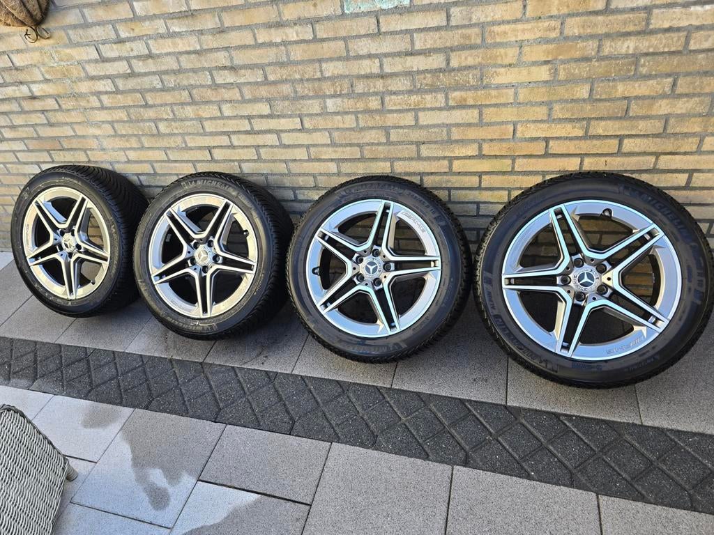 Mercedes A / B / CLA AMG 18 inch velgen met Michelin banden, Ophalen