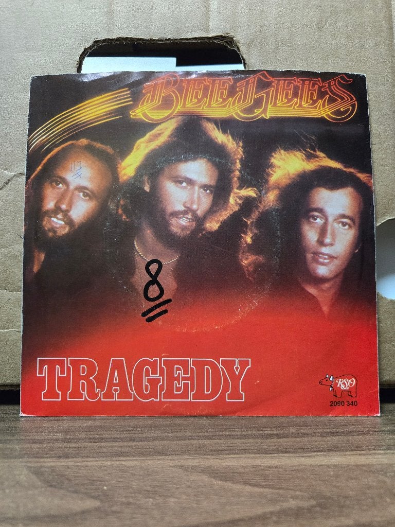 Bee gees - Tragedy, Cd's en Dvd's, Vinyl Singles, 7 inch, Ophalen of Verzenden, Zo goed als nieuw, Pop