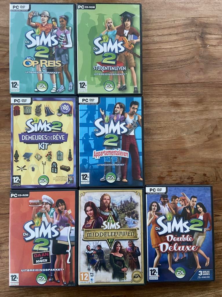 Sims 2 PC Games - Collectie!, Spelcomputers en Games, Ophalen, Online, Gebruikt, 1 speler