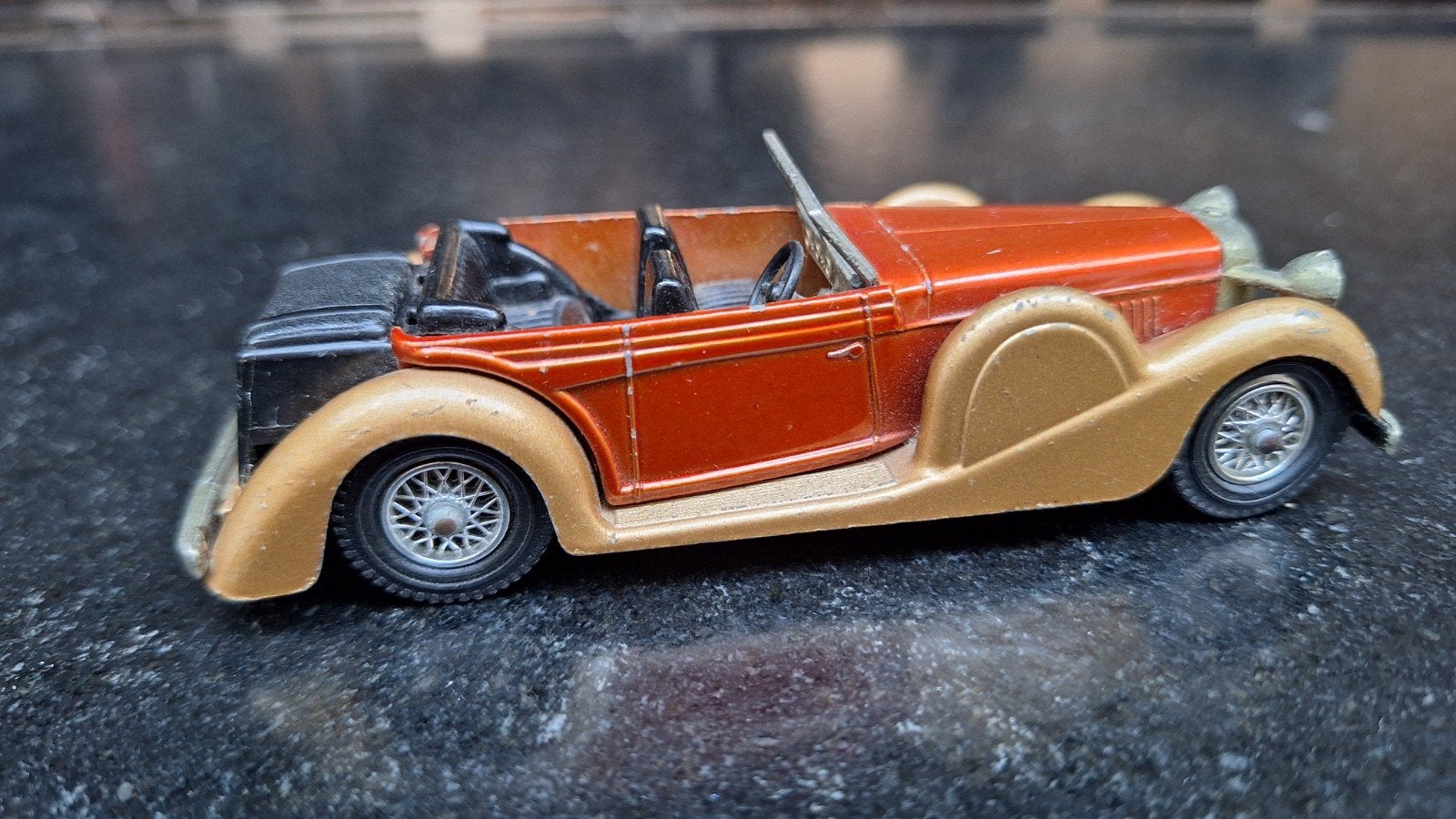Matchbox Models of Yesteryear 1938 Lagonda Drophead Coupé, Ophalen of Verzenden, Gebruikt, Auto, Matchbox