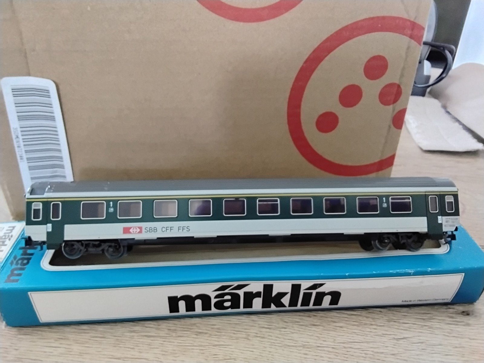 Märklin 4123 Einheitswagen IV, Wisselstroom, Wagon, Ophalen of Verzenden, Zo goed als nieuw