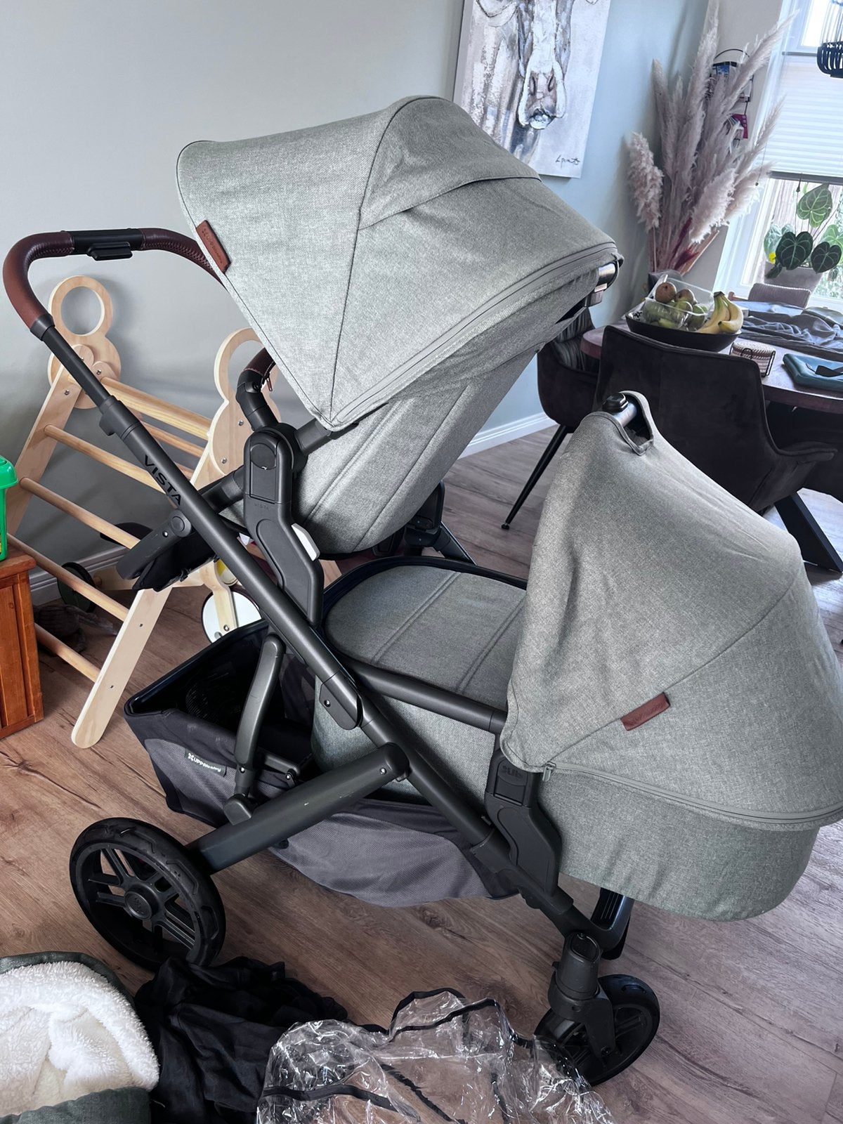 Uppababy Vista V2 Gwen, Gebruikt, Duowagen, Combiwagen, Ophalen