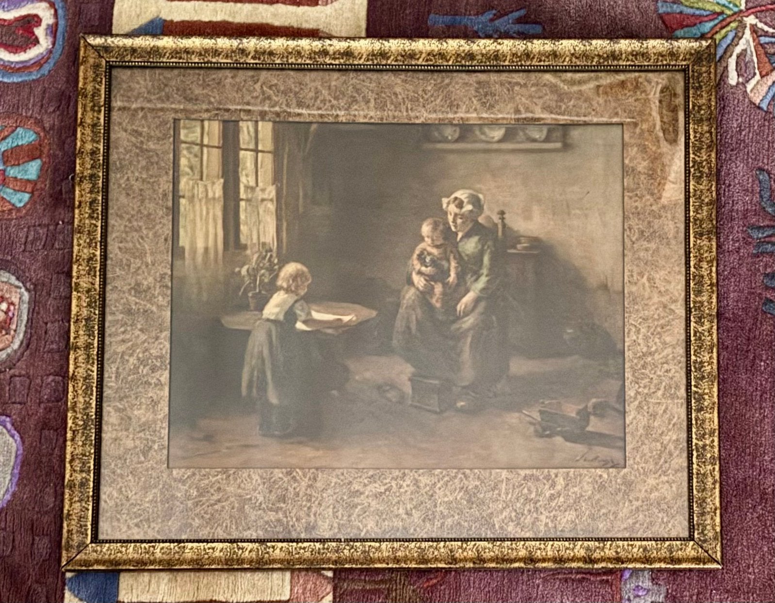 Vintage Hollands  boeren interieur Bernard de Hoog, Ophalen of Verzenden