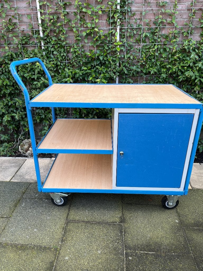 Fetra 2632 gereedschapskar werkplaatswagen tafel wagen kar ., Ophalen, Gebruikt