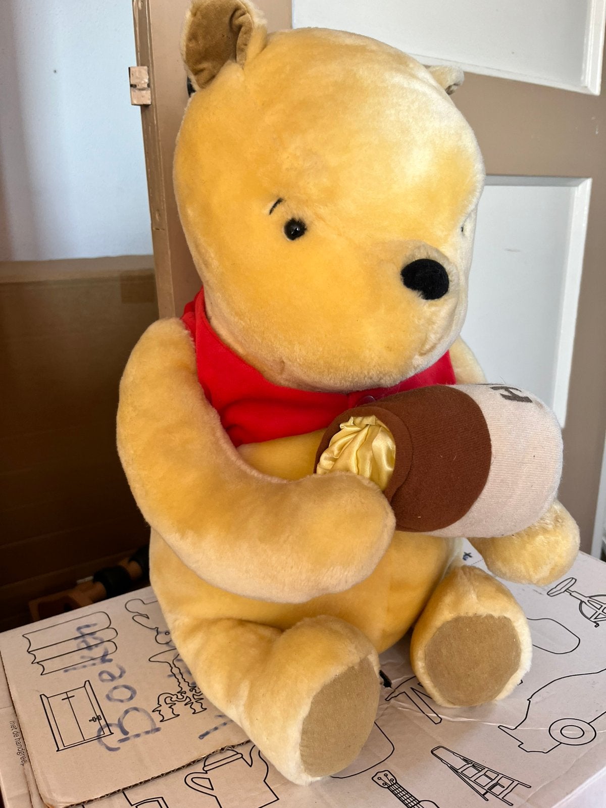 Grote Winnie de Pooh knuffel, Disney, Beer, Ophalen of Verzenden, Zo goed als nieuw