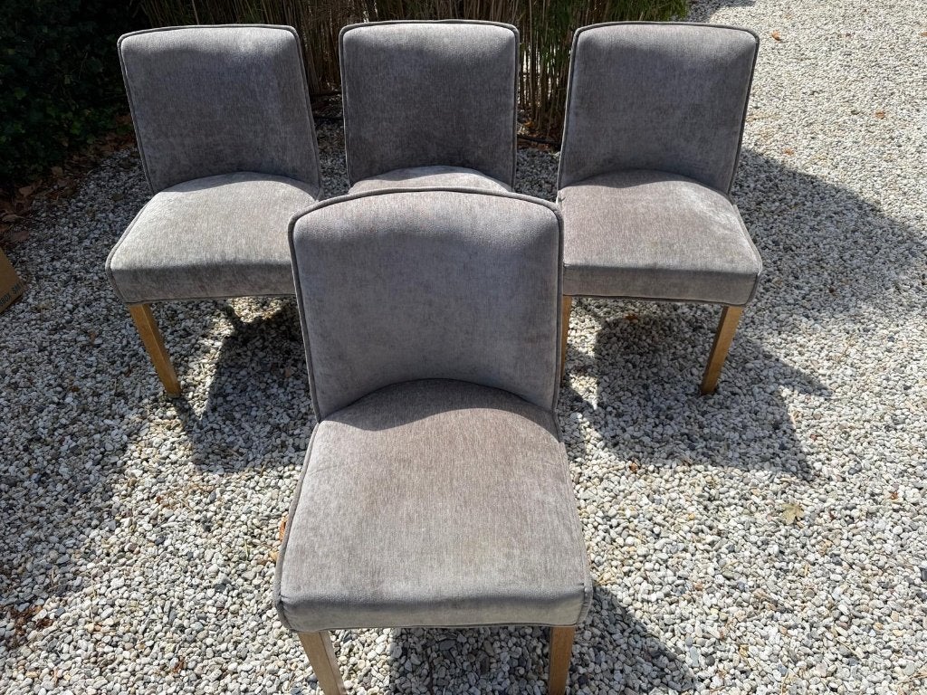 Riviera Maison stoelen, Huis en Inrichting, Ophalen, Zo goed als nieuw, Vier, Grijs