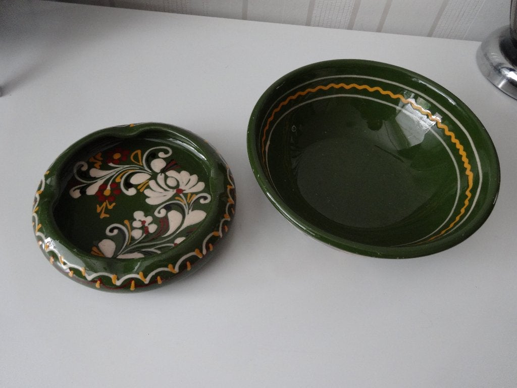 Retro Schaal en Asbak., Antiek en Kunst, Ophalen of Verzenden