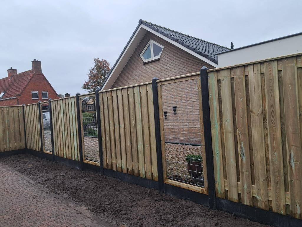 Schutting laten plaatsen? 11 jaar vakwerk – plan op tijd!, Tuin en Terras, Verzenden, 6 meter of meer, Nieuw, 2 meter of meer