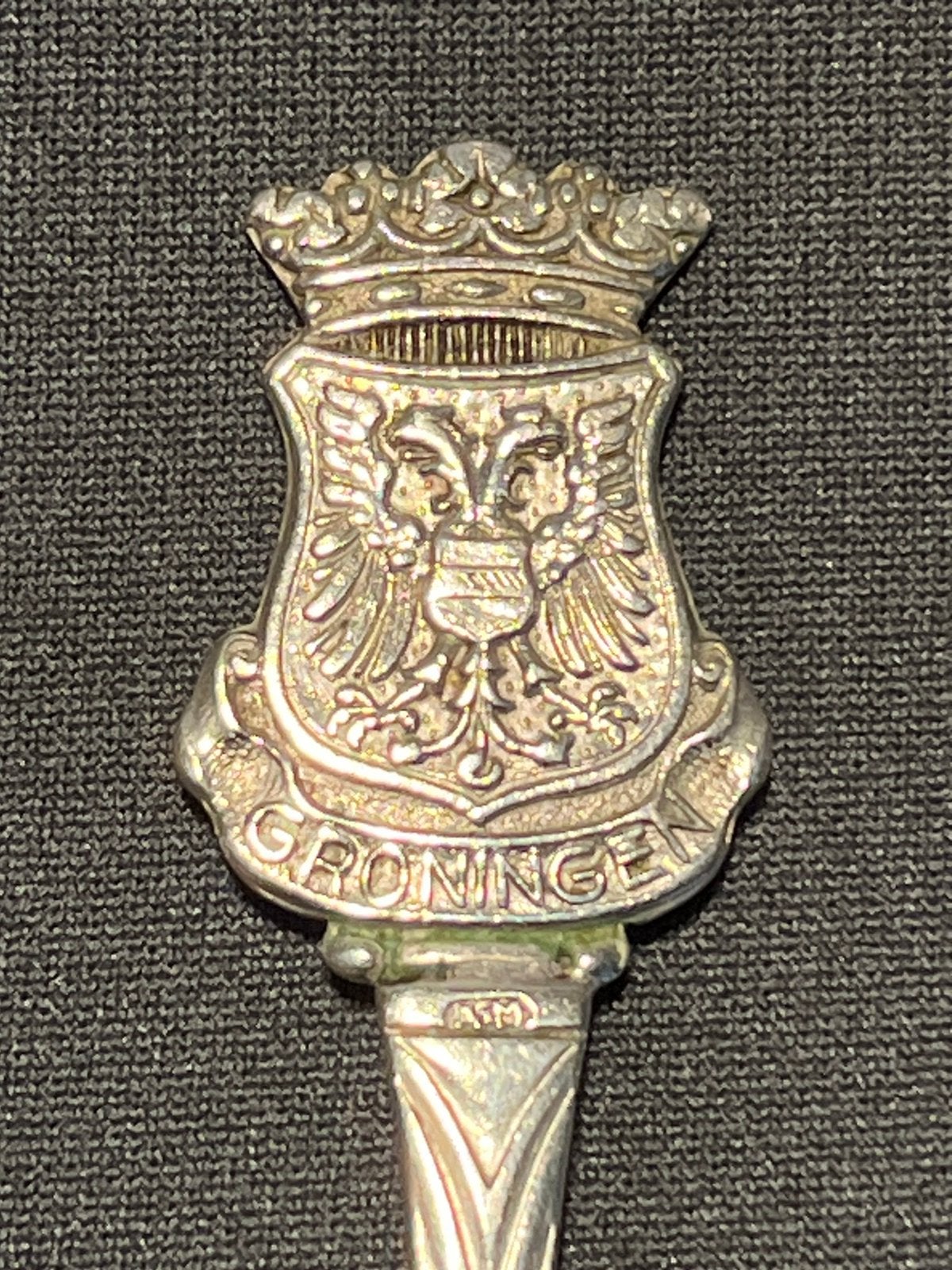 Vintage lepeltje Groningen., Ophalen of Verzenden